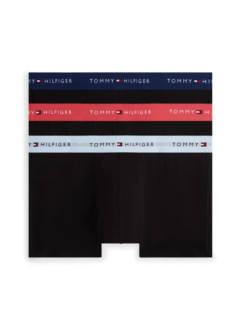 Tommy Hilfiger 3-Pack Signature Repeat Logo Waistband Trunks